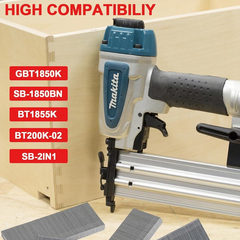 APOCHON 10000 Counts 18 Gauge Brad Nails 2 Inch, Heavy Duty 2" Brad Nails 18 Gauge Galvanized Small Finishing Nail Gun Nails for Pneumatic Nailer Guns, Electric Brad Nailer Gun, Straight Pin Nailer Guns - Image 5